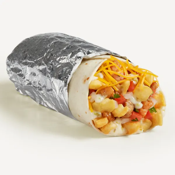 Epic Grilled Chicken Loaded Queso Burrito