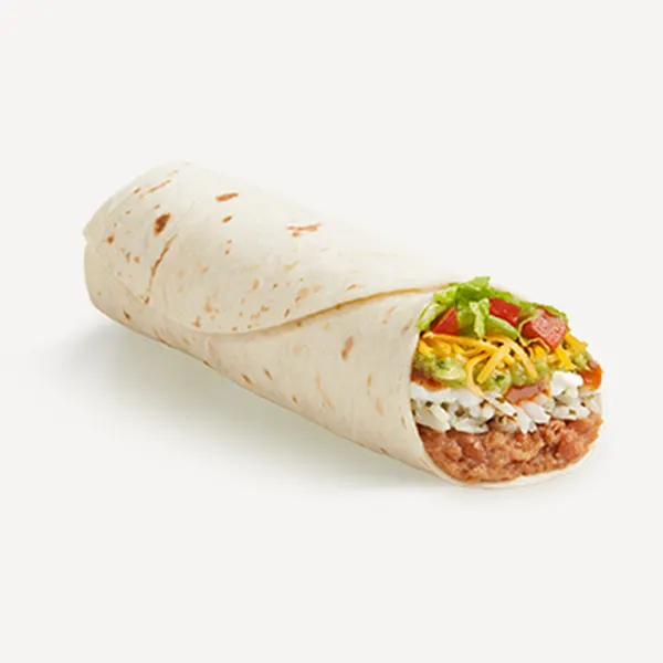 8 Layer Veggie Burrito
