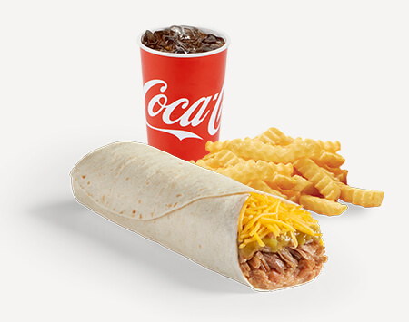 Carnitas Combo Burrito Meal
