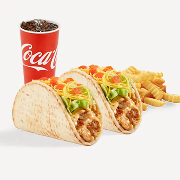 Grilled Chicken Big Fat Taco Meal