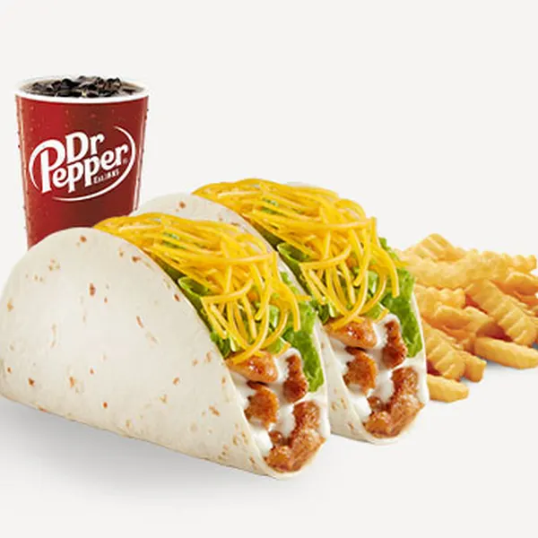 (#2) 2 Grilled Chicken Tacos Meal
