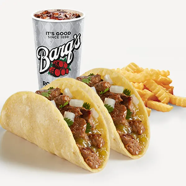 (#4) 2 Carne Asada Steak Street Tacos Meal