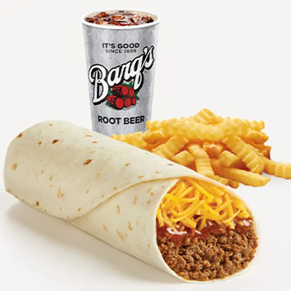 (#11) Beef & Cheddar Burrito Meal