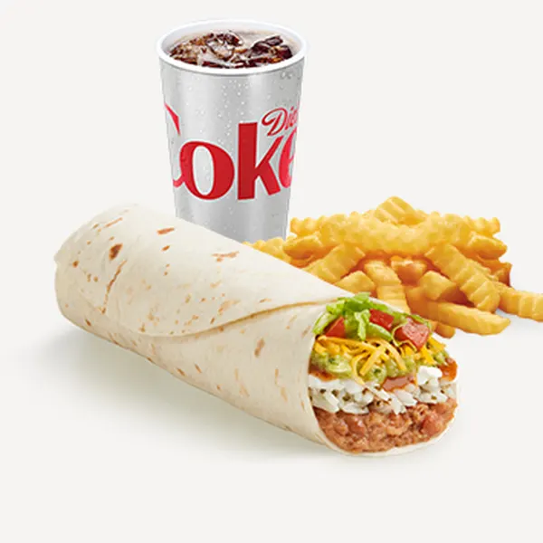 (#12) 8 Layer Veggie Burrito Meal