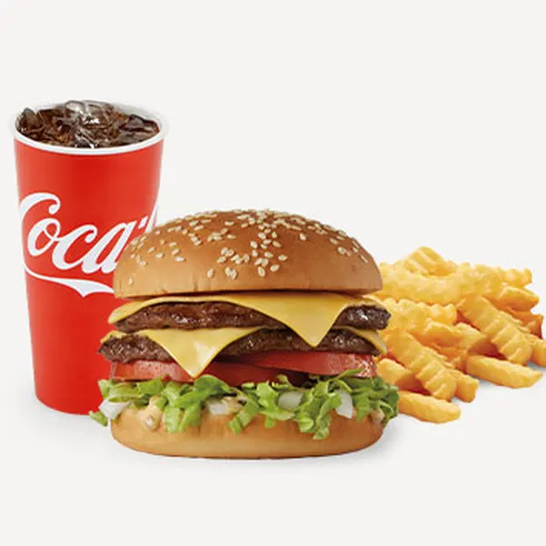 (#13) Double Del Cheeseburger Meal