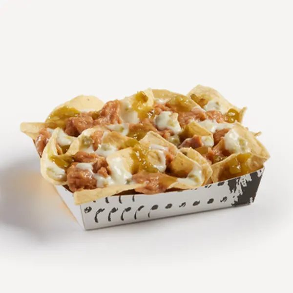 3 Layer Queso Nachos