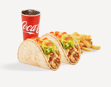 Grilled Chicken Big Fat Taco Meal